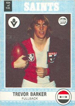 1977 Scanlens VFL #104 Trevor Barker Front